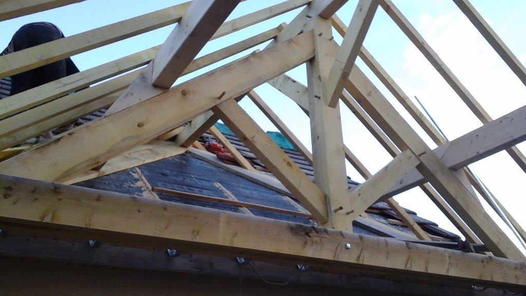 Agrandissement charpente Ouroux sur Saône