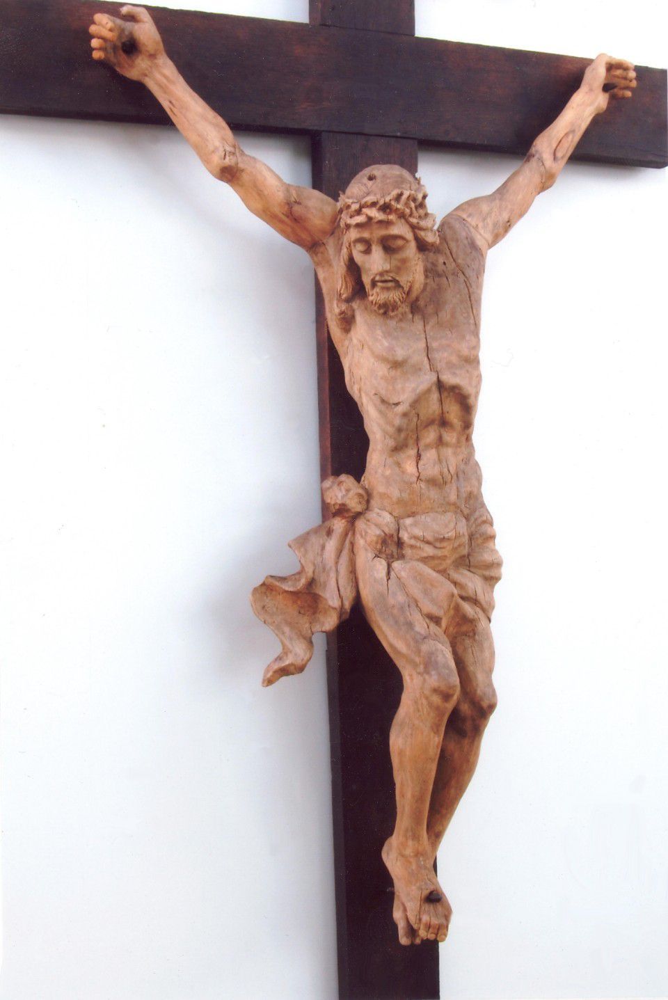 Restauriertes Kruzifix der Wegkapelle aus der Lebuser Vorstadt von Frankfurt/Oder, Museum Viadrina / Foto: Ralph Broschke, 2007
