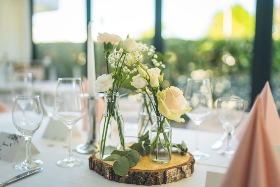 Kleine Tischdekoration