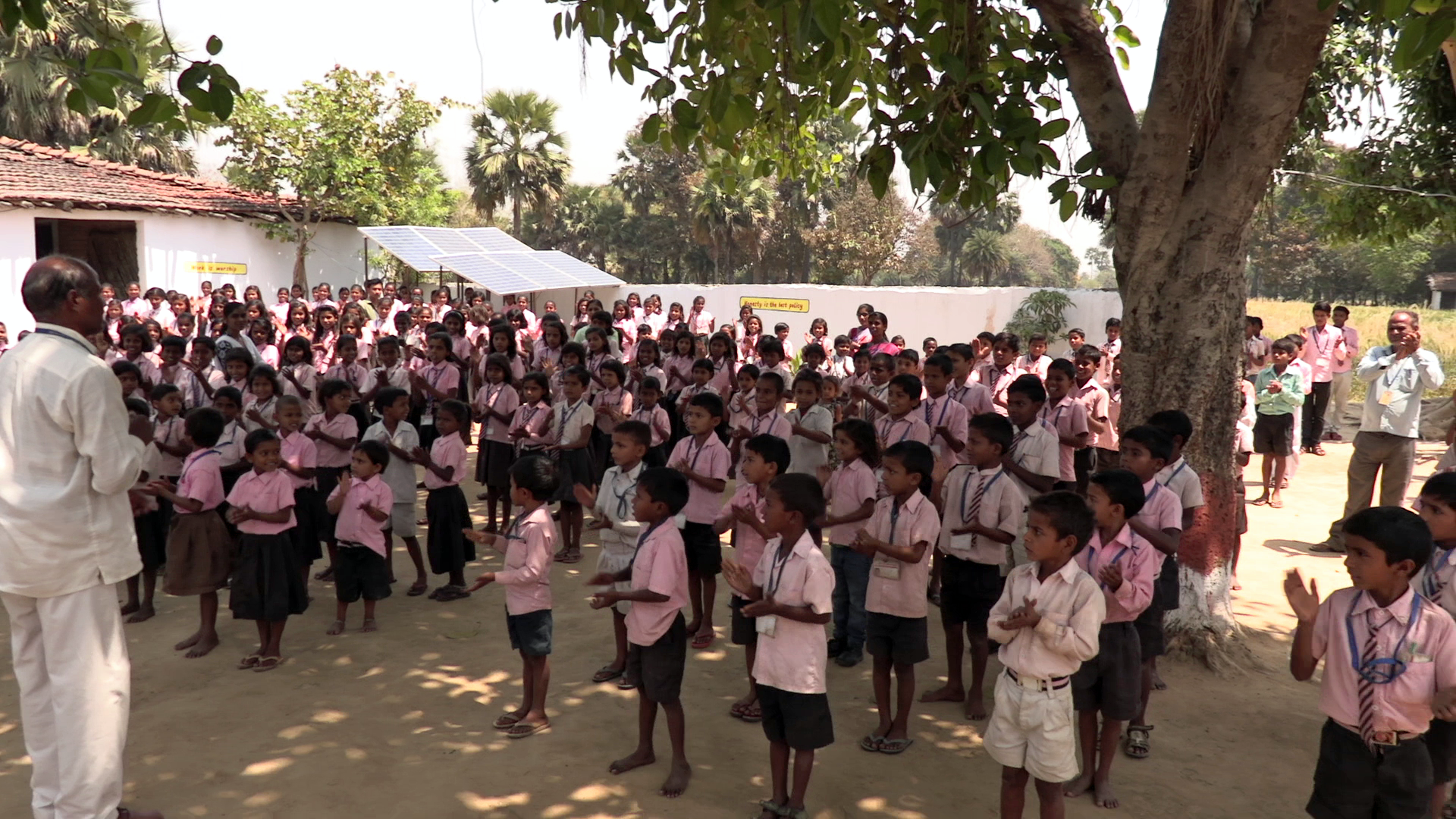 cour d'école village Bihar - Ecoles de la Terre