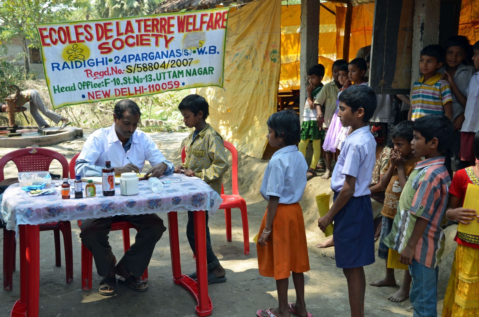 visite médicale Sundarbans - Ecoles de la Terre