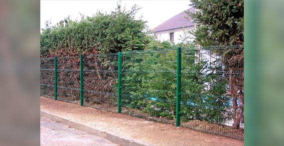 Clôture en treillis soudés