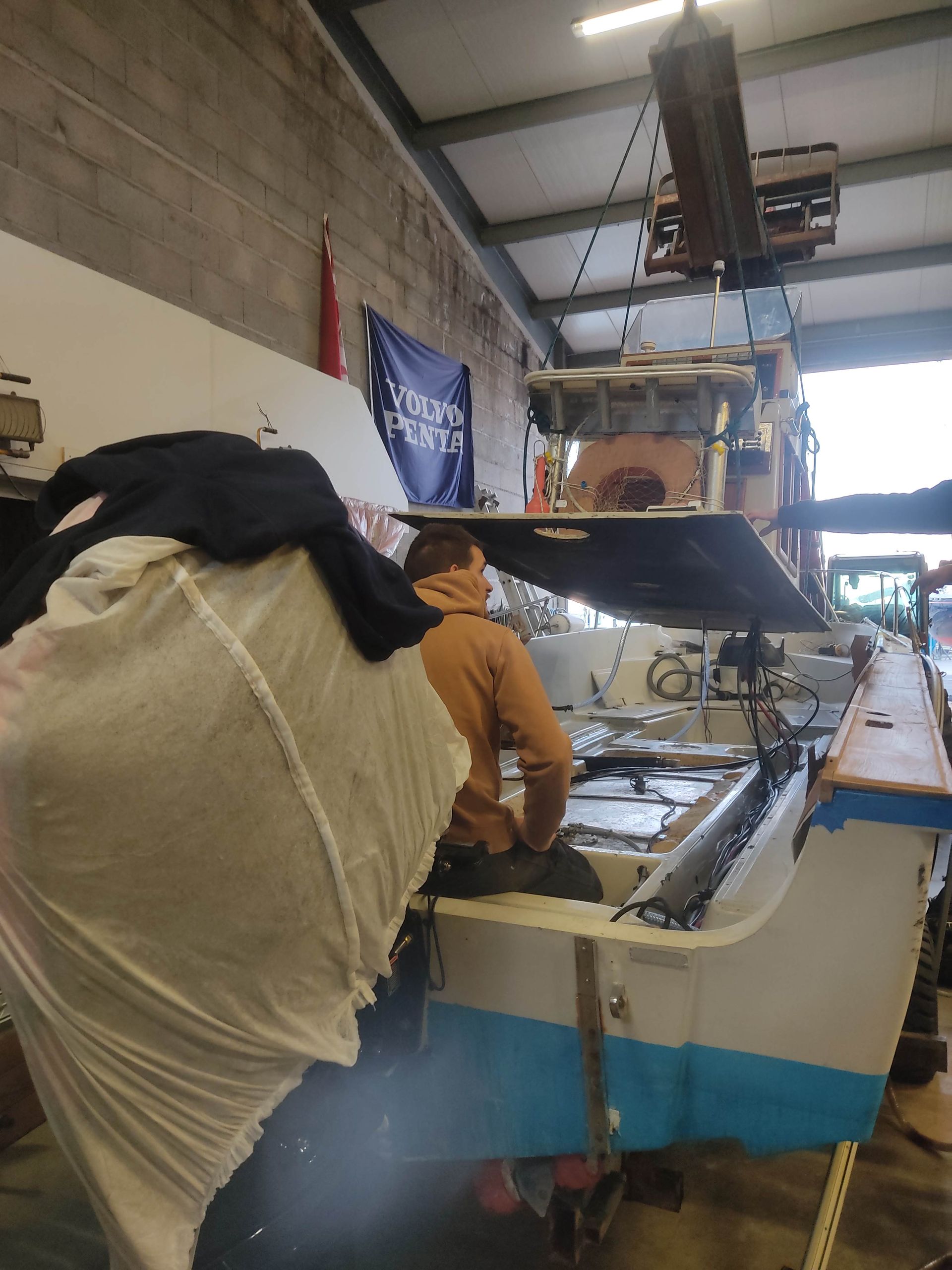 Réparation de moteur de bateau