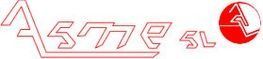 Un logotipo para una empresa llamada asme sl