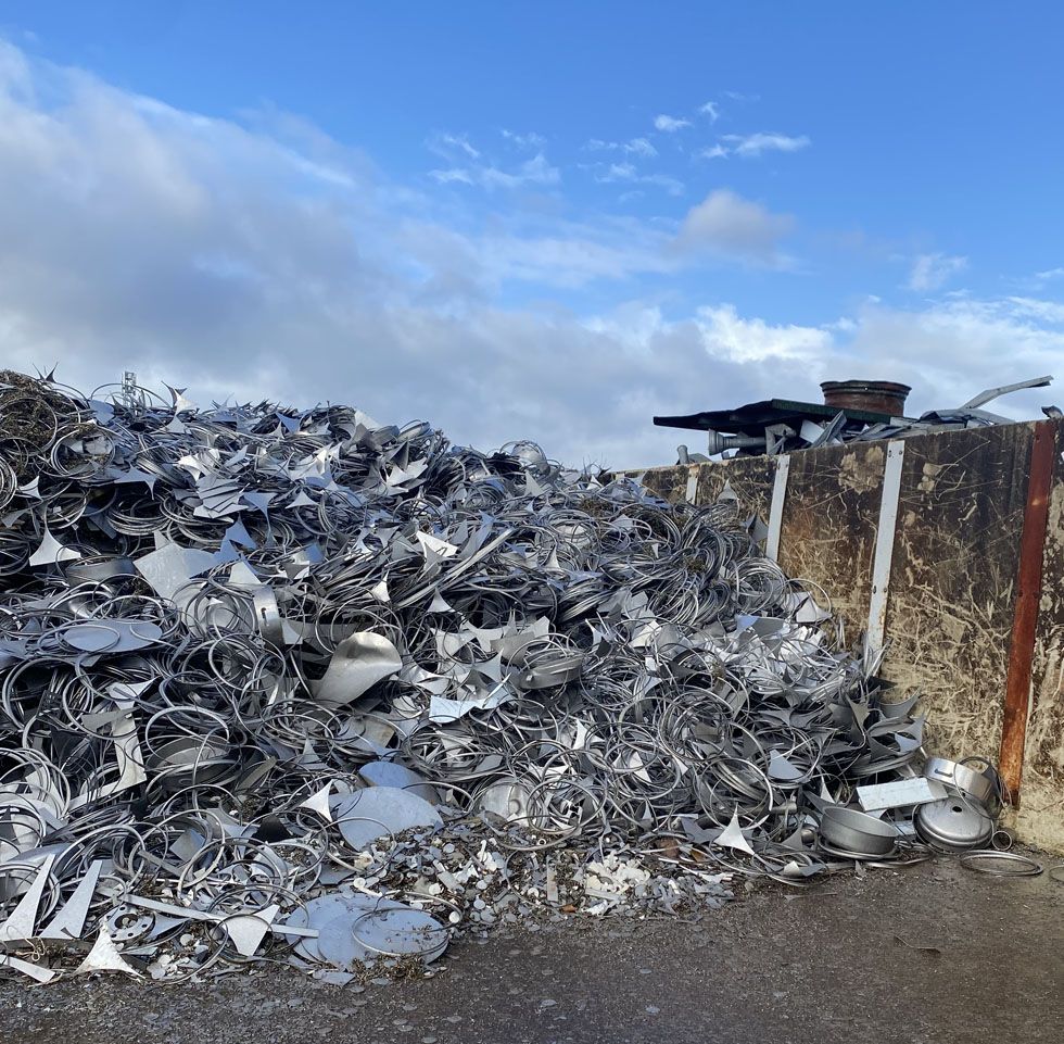 bennes de FML avec bache