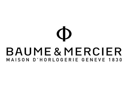 das logo für baume & mercier maison d' horlogerie genève 1830 .