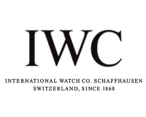 das Logo der internationalen Uhrenfabrik schaffhausen , Switzerland , seit 1868 .