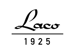 ein schwarz-weißes Logo für laco 1925 auf weißem Hintergrund .