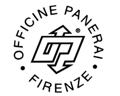 ein schwarz-weißes Logo für officine panerai firenze