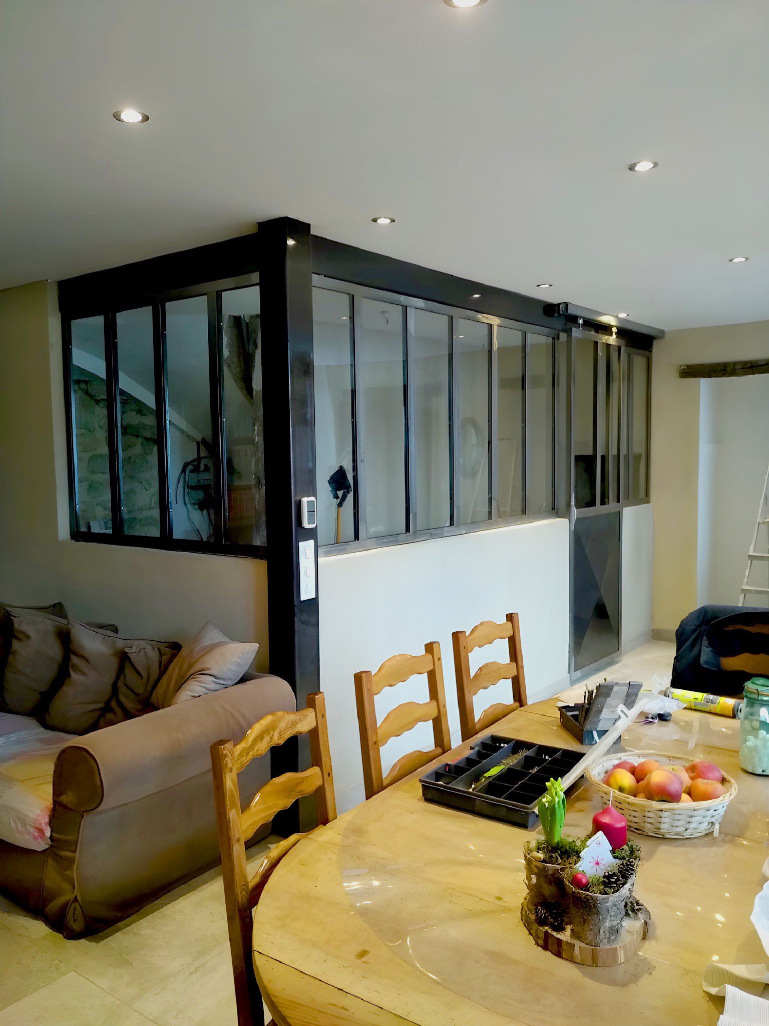 Verrière intérieure ferronnerie Carcassonne