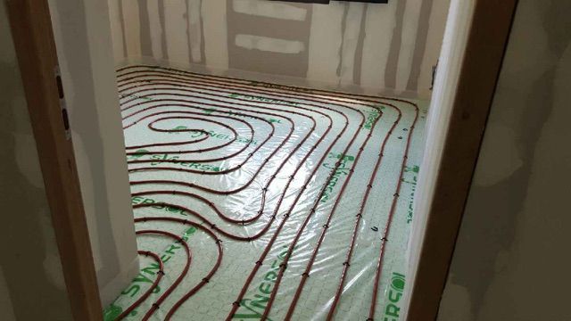 Réseaux de tuyaux pour le chauffage au sol 2