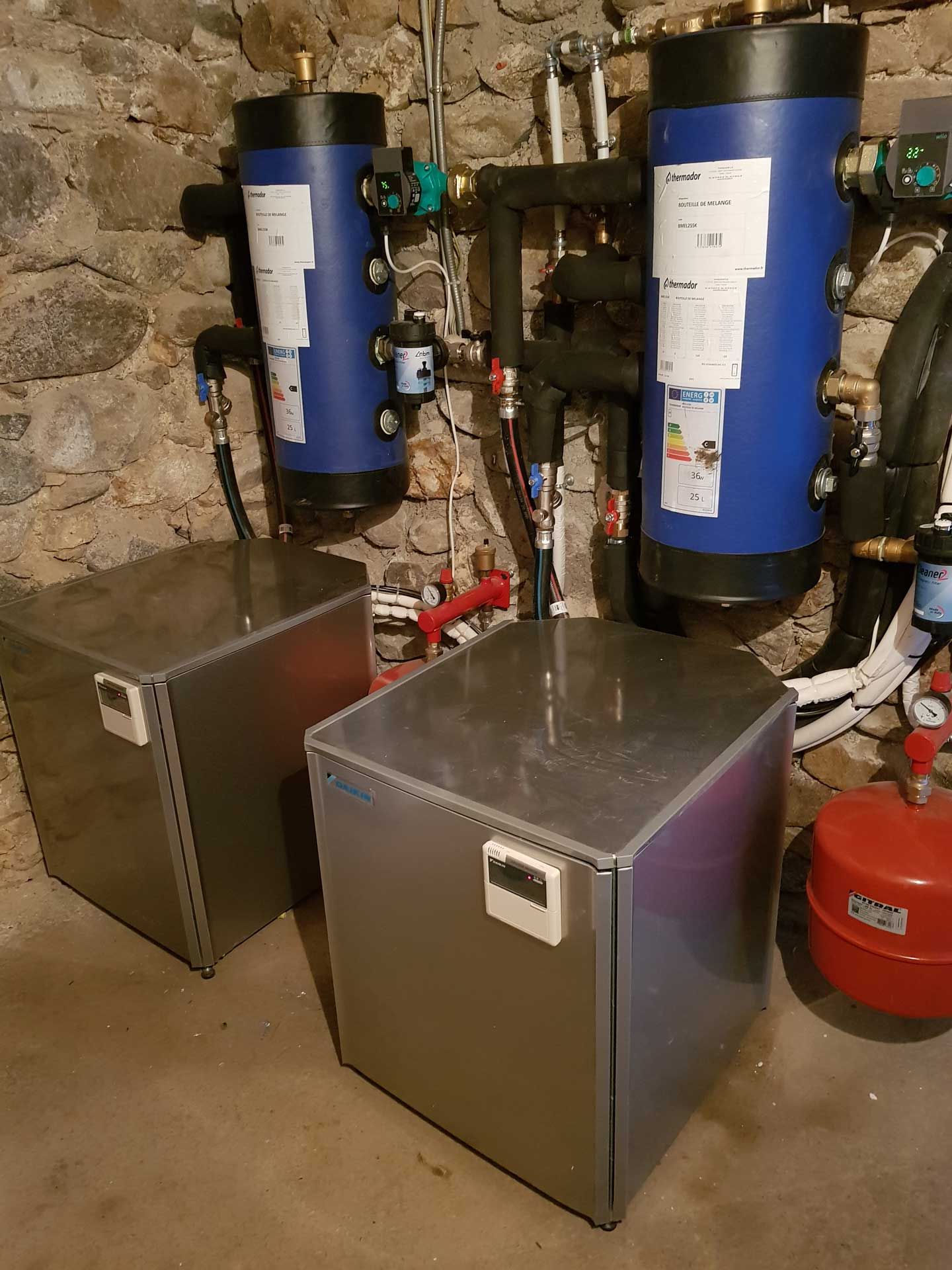 Tuyaux et installation pour un ballon thermodynamique 2