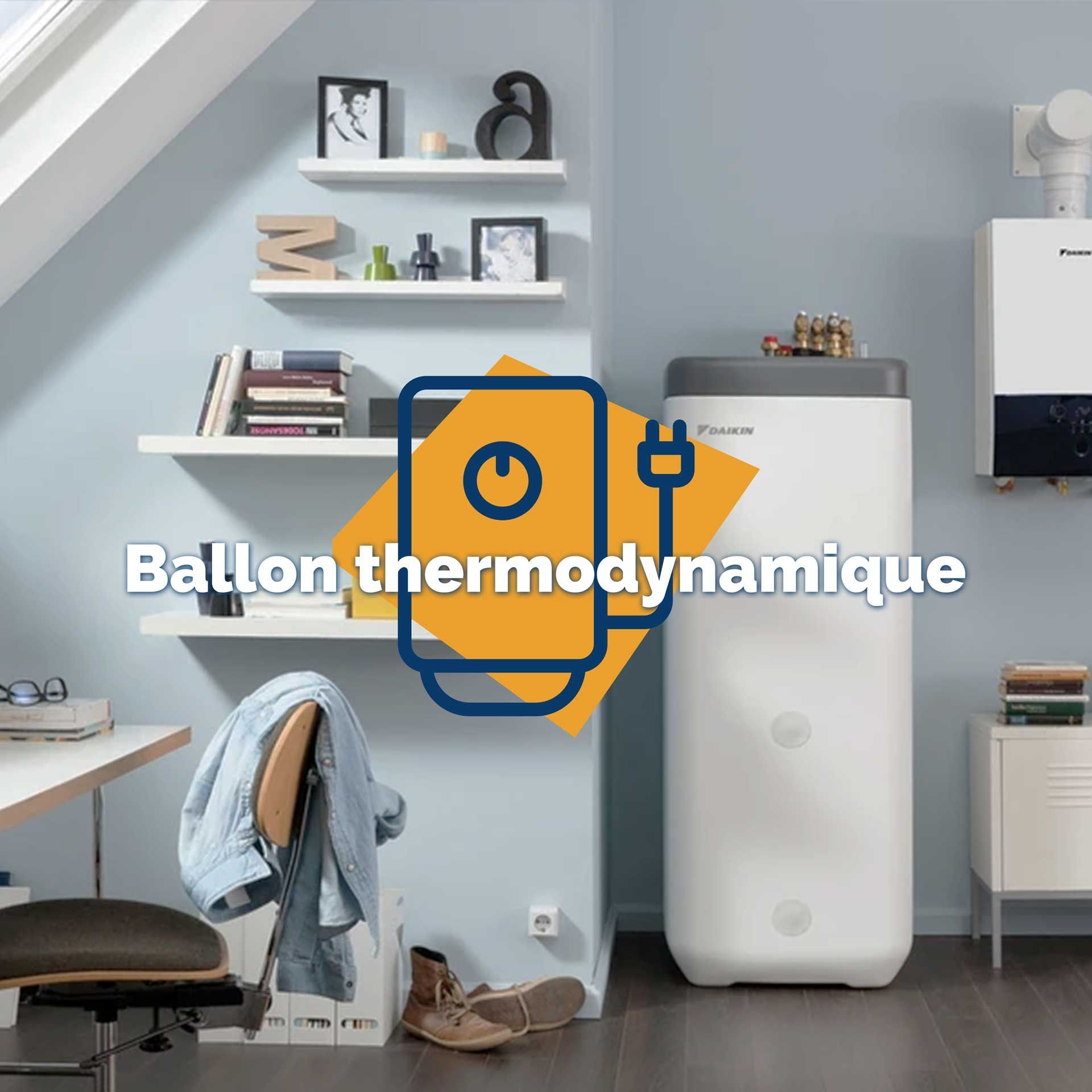 Ballon thermodynamique dans une maison