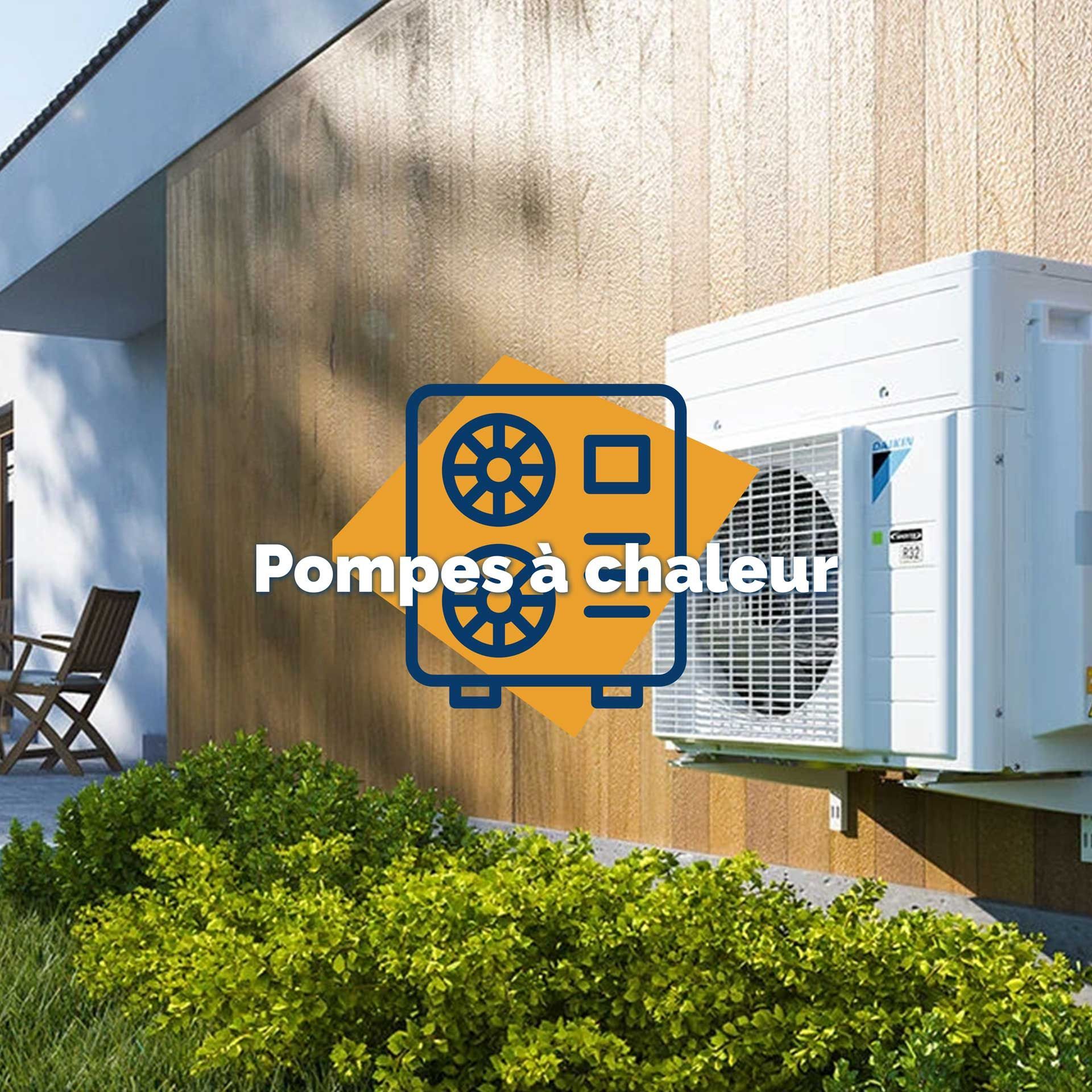 L'unité extérieure d'une PAC