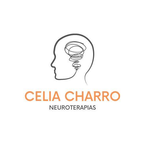 Un logotipo con el perfil lateral de una cabeza que contiene un garabato