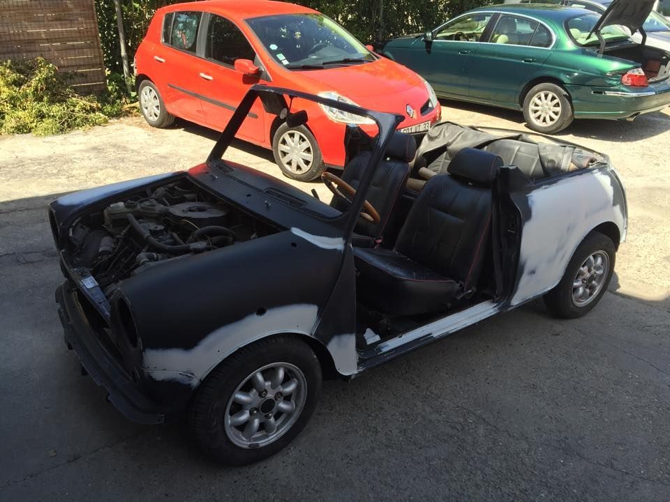 Travaux de réparation de carrosserie auto