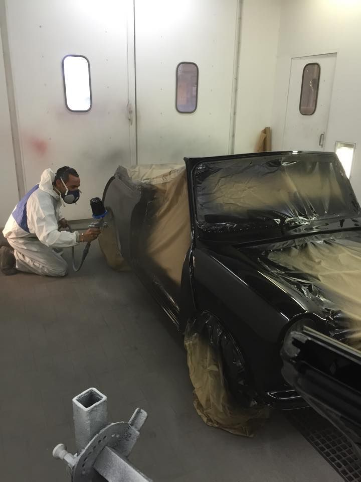 Travaux de peinture de carrosserie