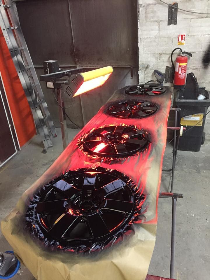 Peinture enjoliveurs - après