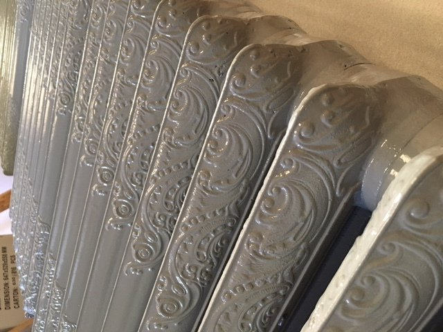 Radiateurs fontes fleurs