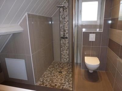 Douche italienne rampant galet fourdrain