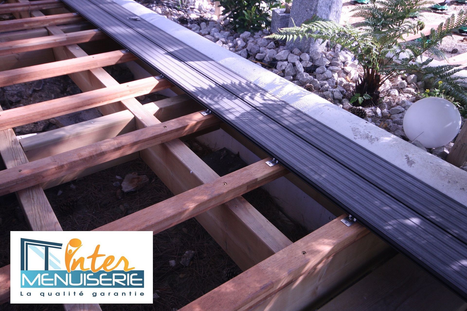 Charpente en bois de terrasse