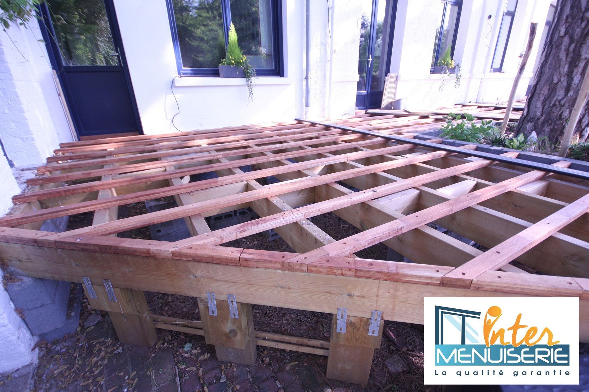 Terrasse en construction