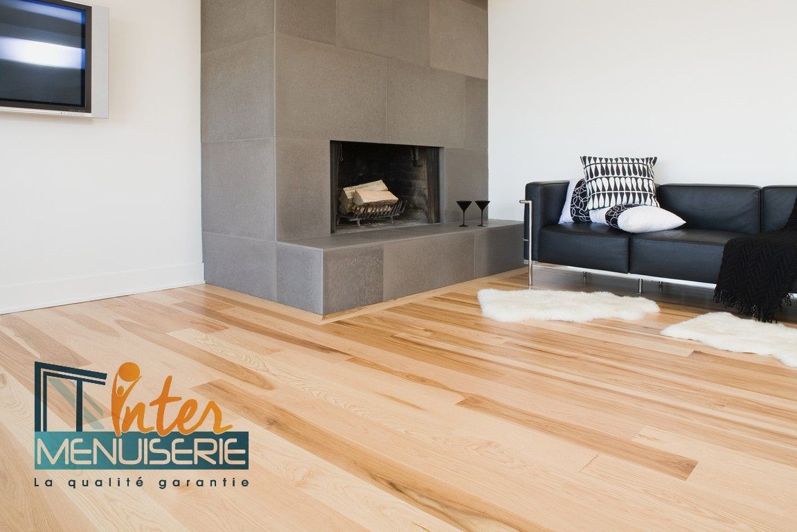 Parquet stratifié en bois blanc