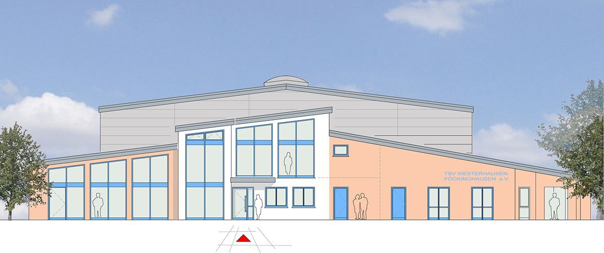 Gewerbebau Sporthalle