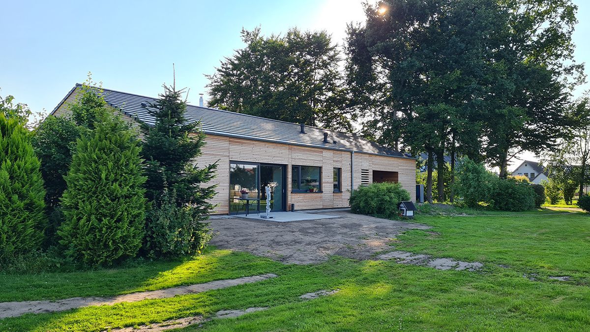 Haus D - Ansichten und Bauverlauf