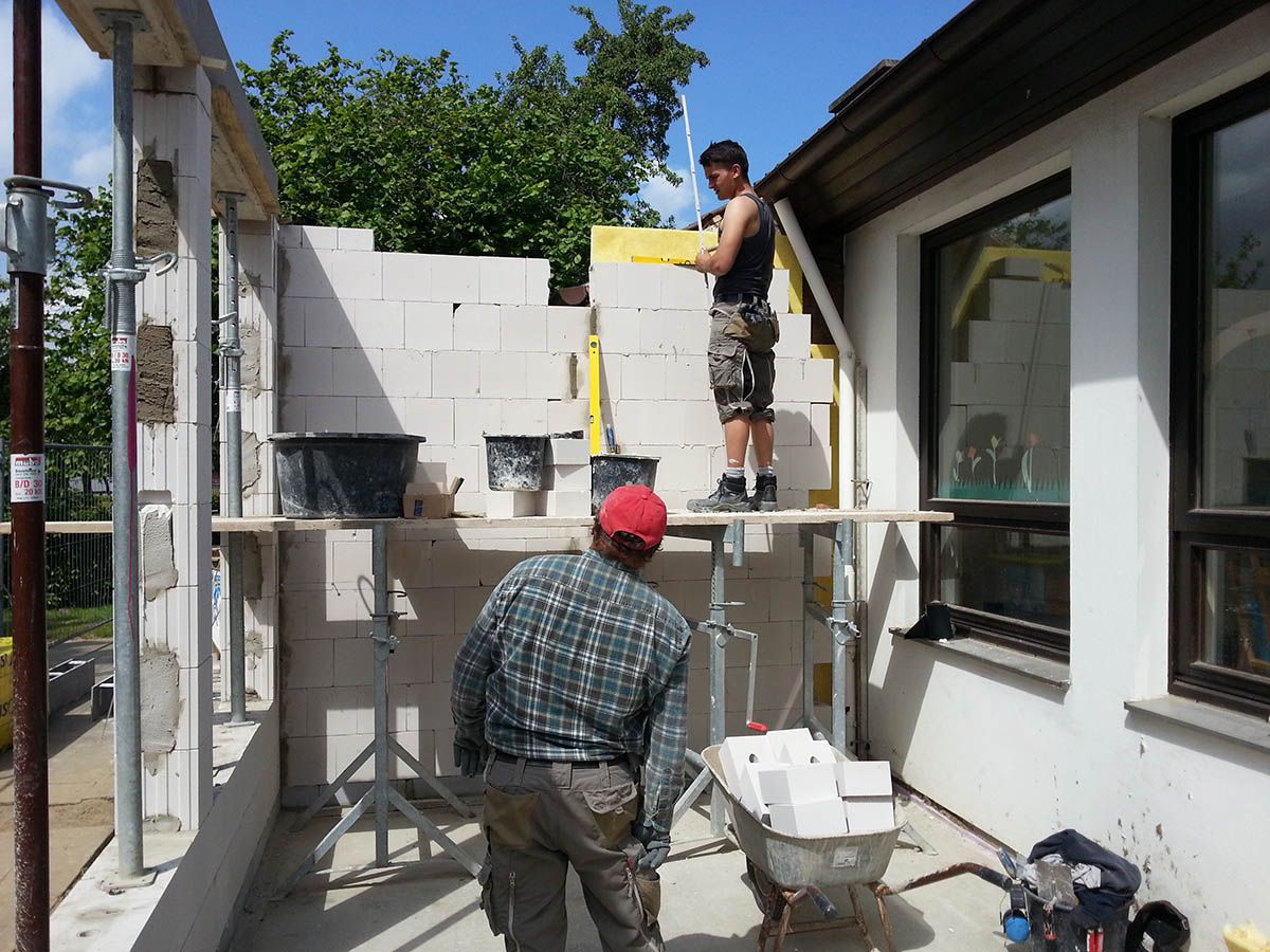 Gewerbebau Erweiterung Kita