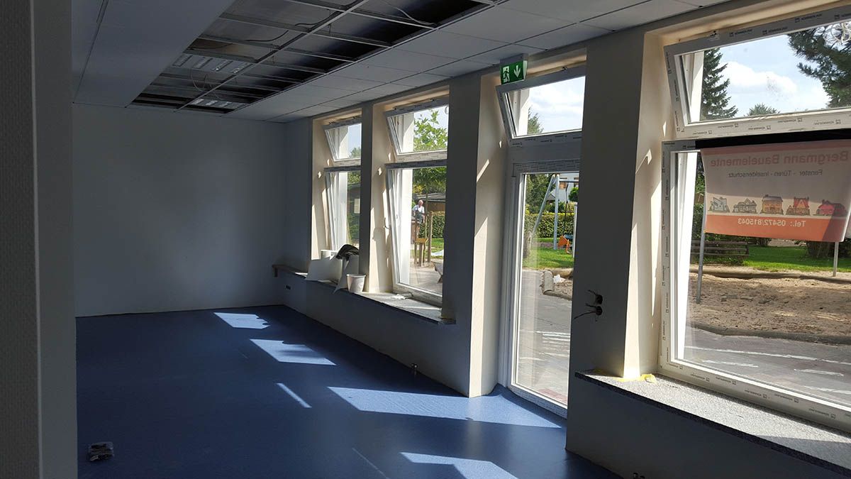 Gewerbebau Erweiterung Kita
