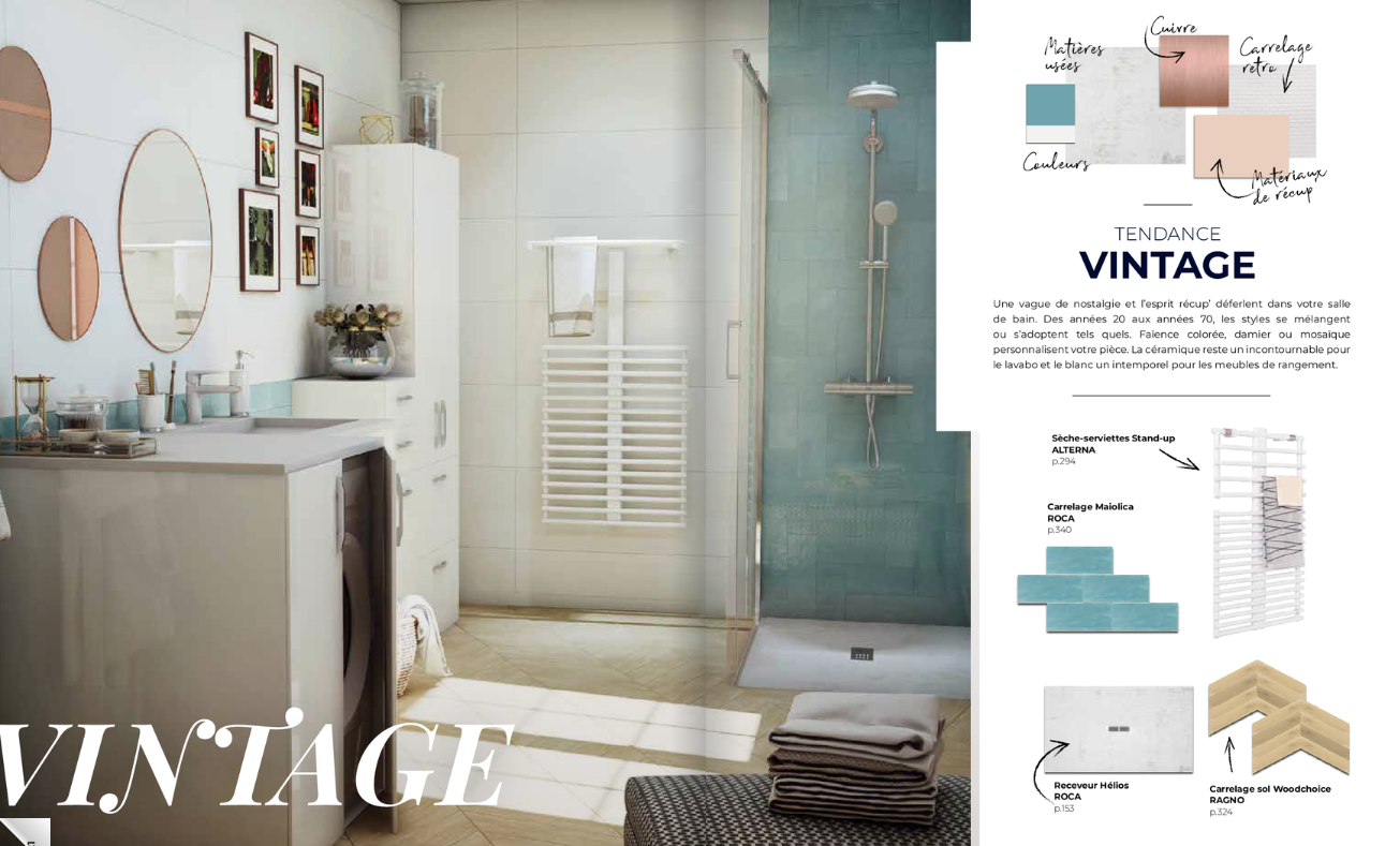 Salle de bains avec douche