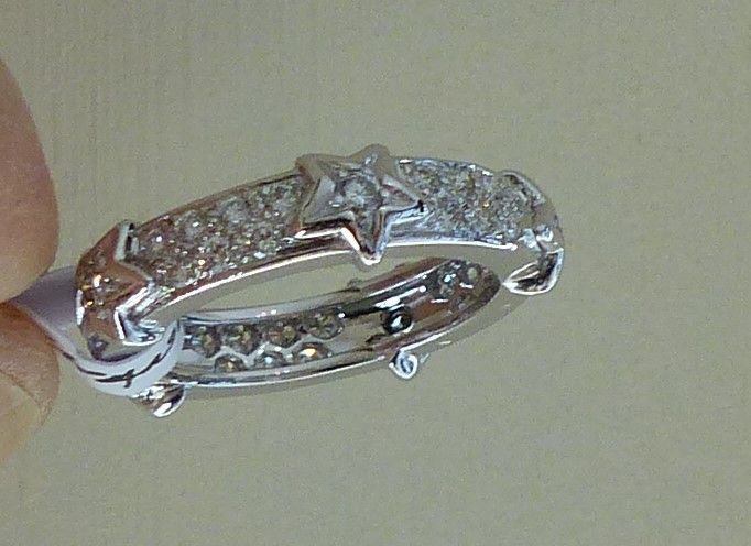 Bague Chanel avec petite étoile sertie de diamants