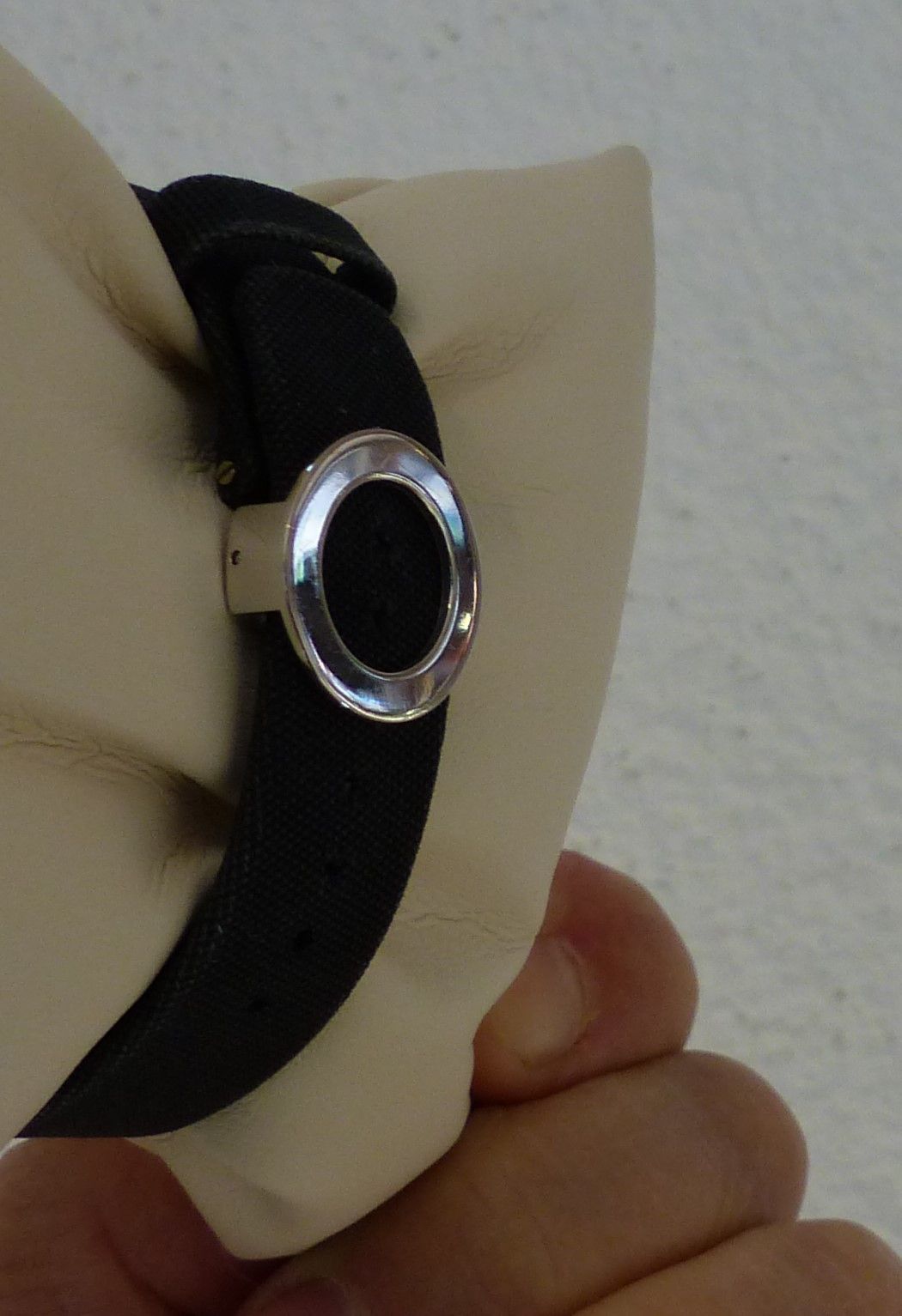 Montre Chanel avec fermoir en or blanc