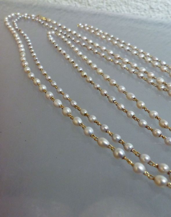 Collier en perles fines de mer