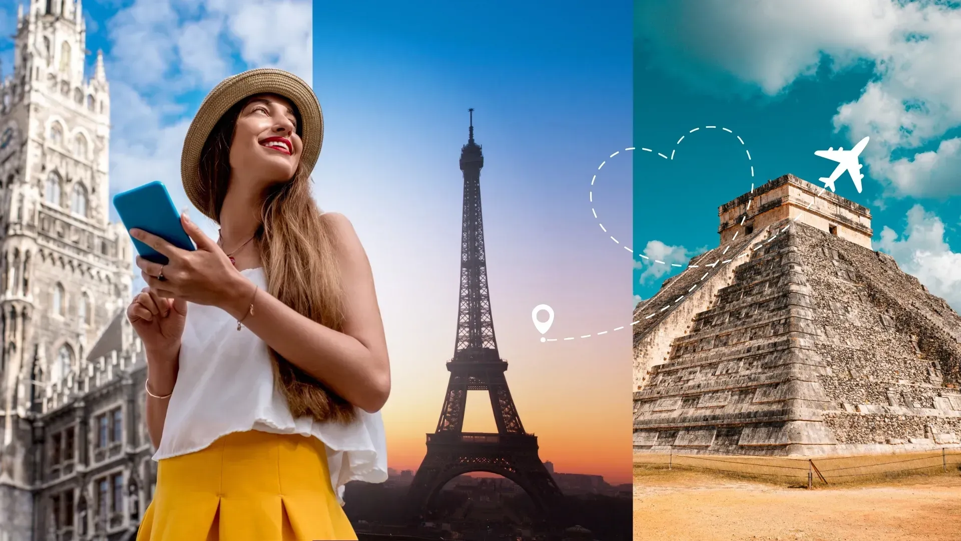Piscina con entrada a la playa, de arena clara y agua turquesa cristalina; hay una tumbona cerca.