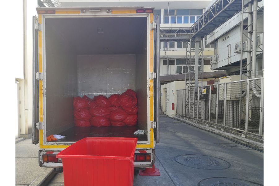 El transporte de residuos