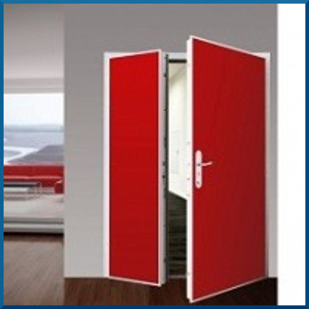 Porte Blindée version tierce bleu