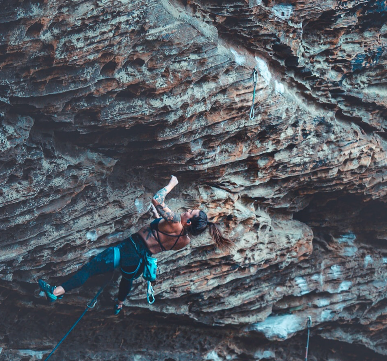 Rock climbing at Miller Fork Recreation Preserve