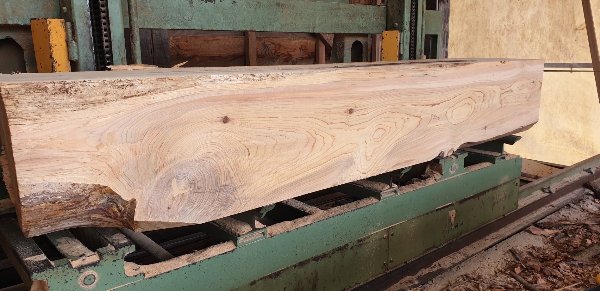 Bûche de bois taillée