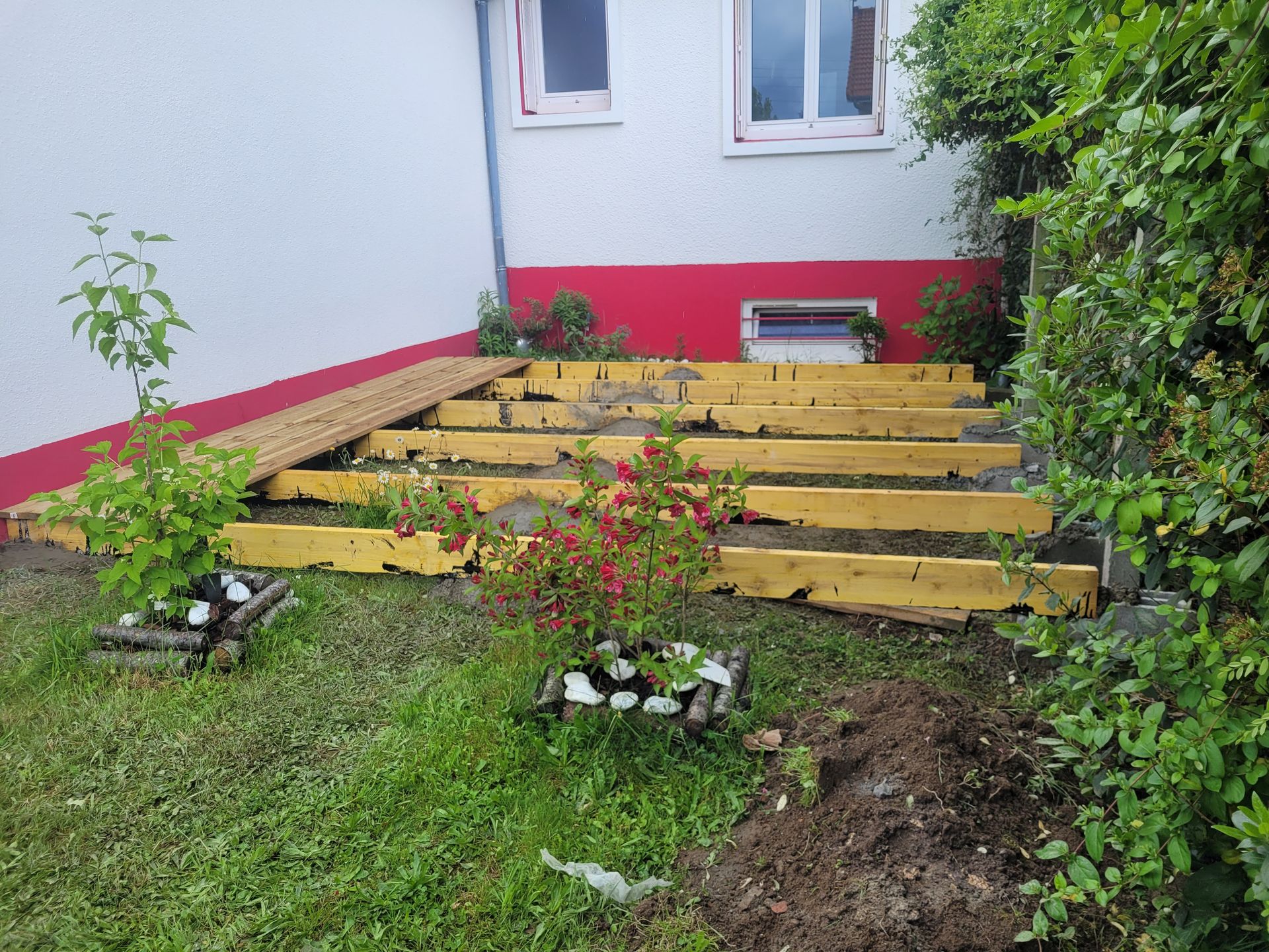 Création d'une terrasse