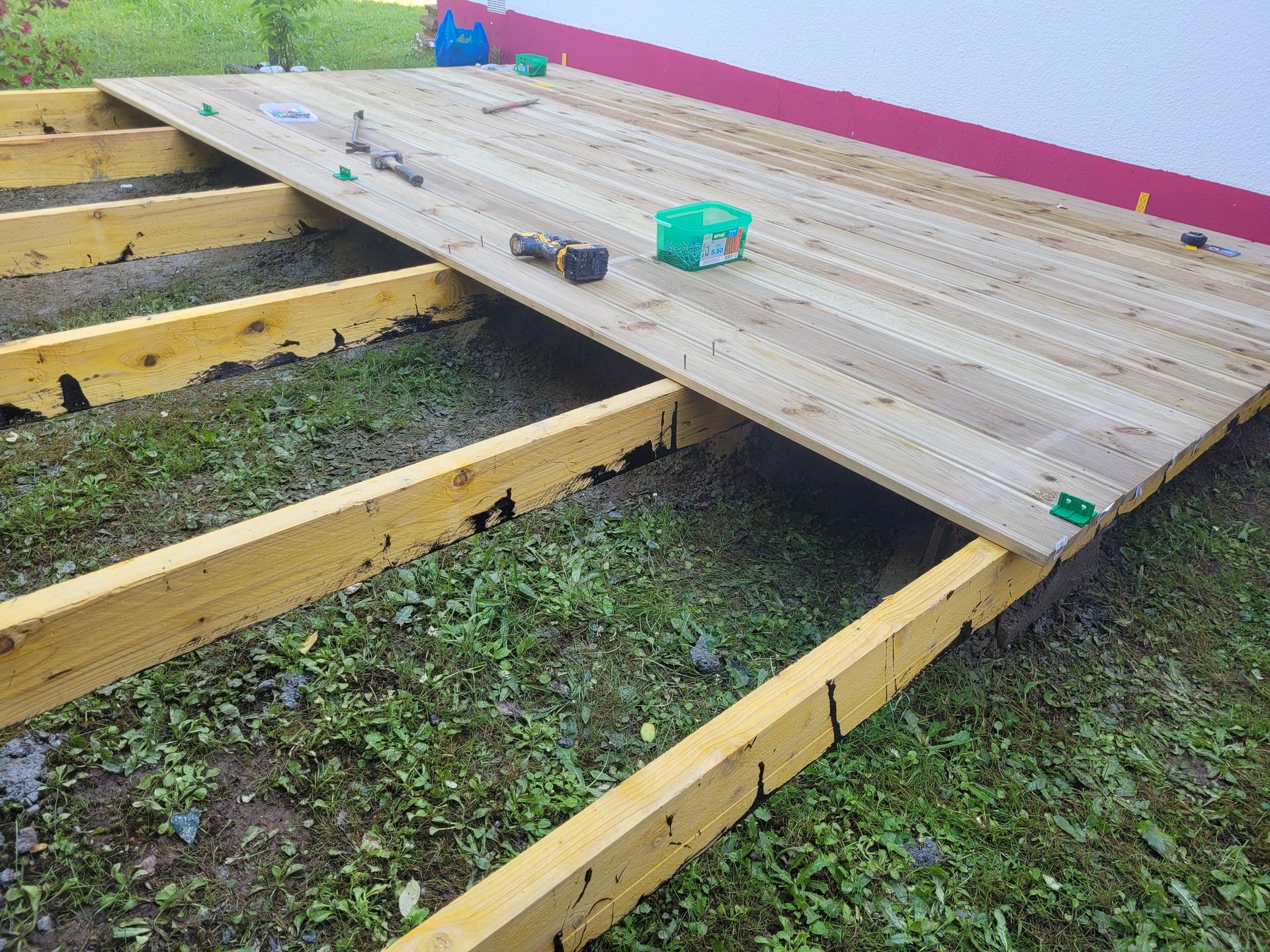 Création d'une terrasse en bois