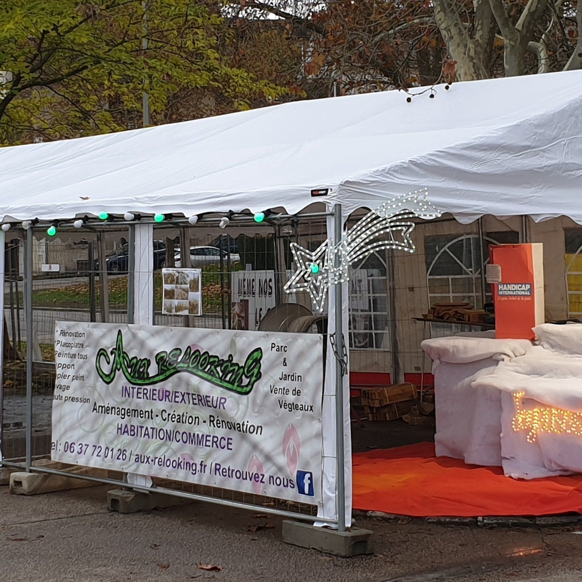 Stand de sapins Aux Relooking 87