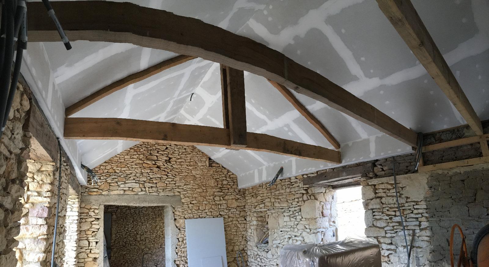 Rampants avec isolation naturelle | Menuiserie Delort Agencement Dordogne