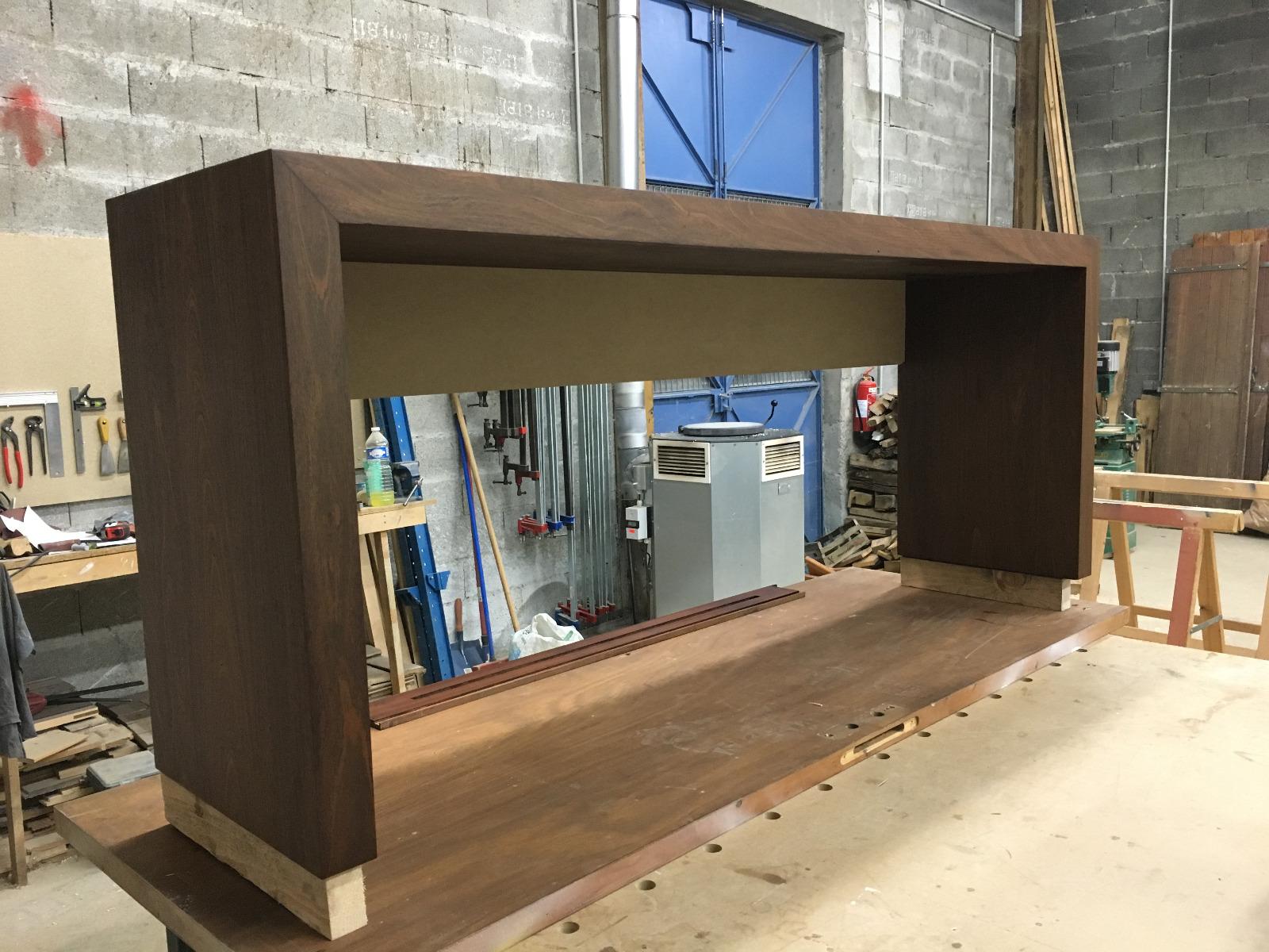 Création d'un meuble vasque | Menuiserie Delort Agencement Dordogne