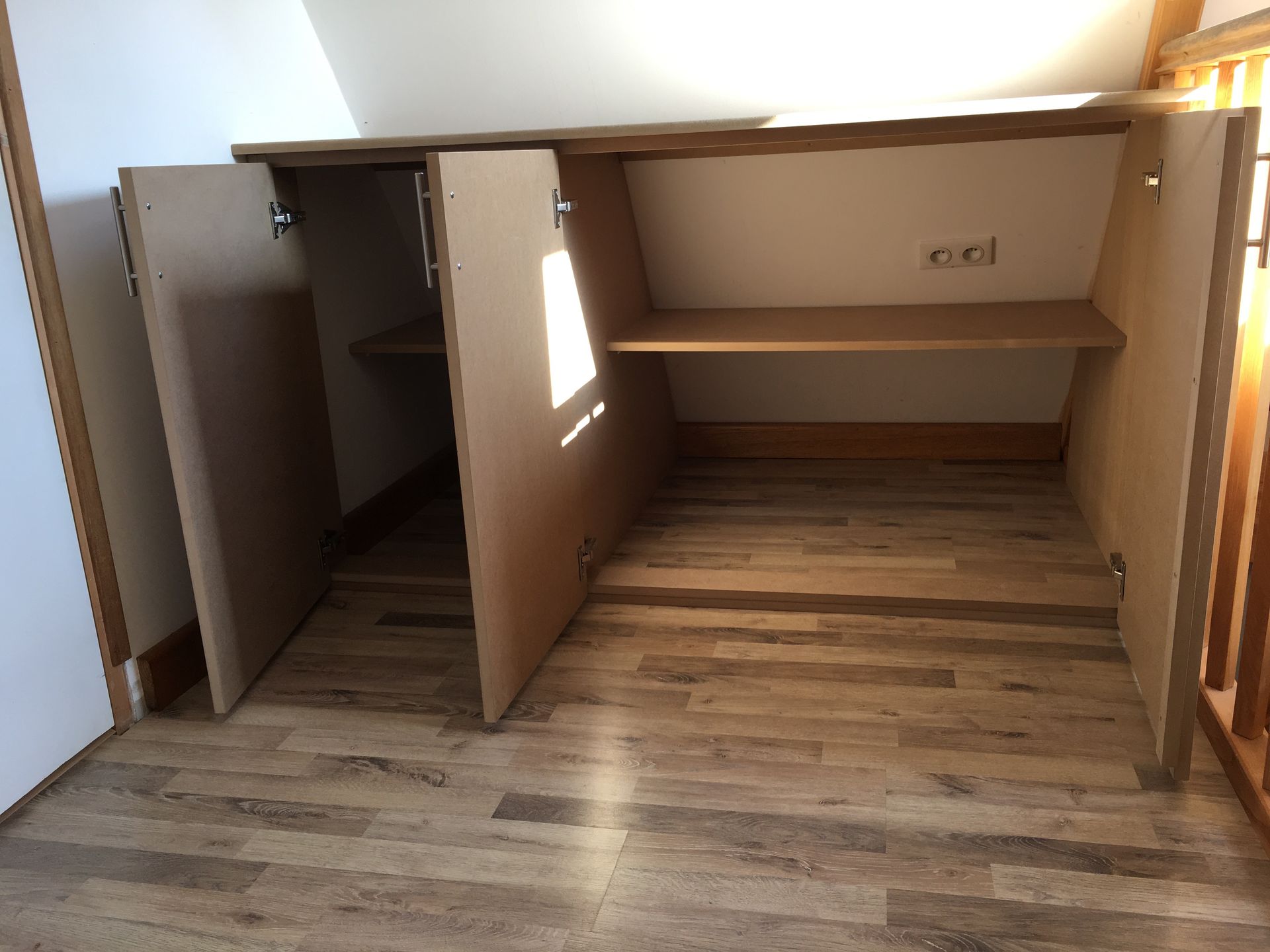 Aménagement des combles ouverts | Menuiserie Delort Agencement Dordogne