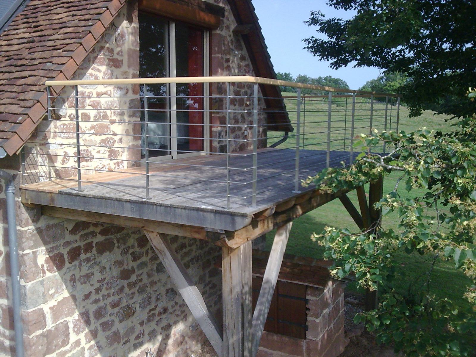 Réalisation de terrasses en bois à Sarlat | Menuiserie Delort Agencement Dordogne