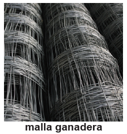 Un primer plano de una cerca de malla ganadera.