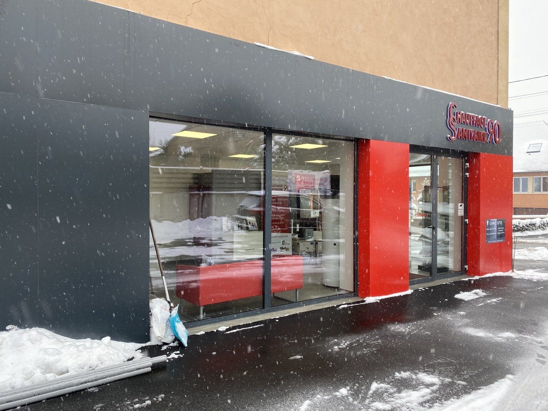 Photo de la vitrine de la boutique 