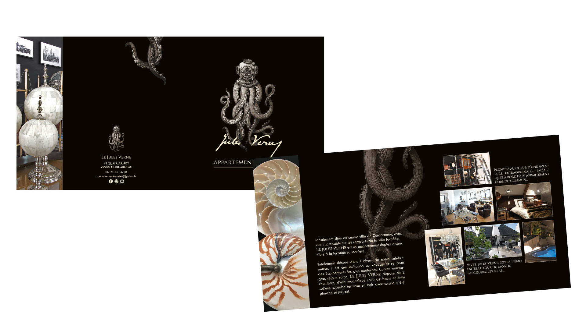 Création graphique brochure Jules Veruy